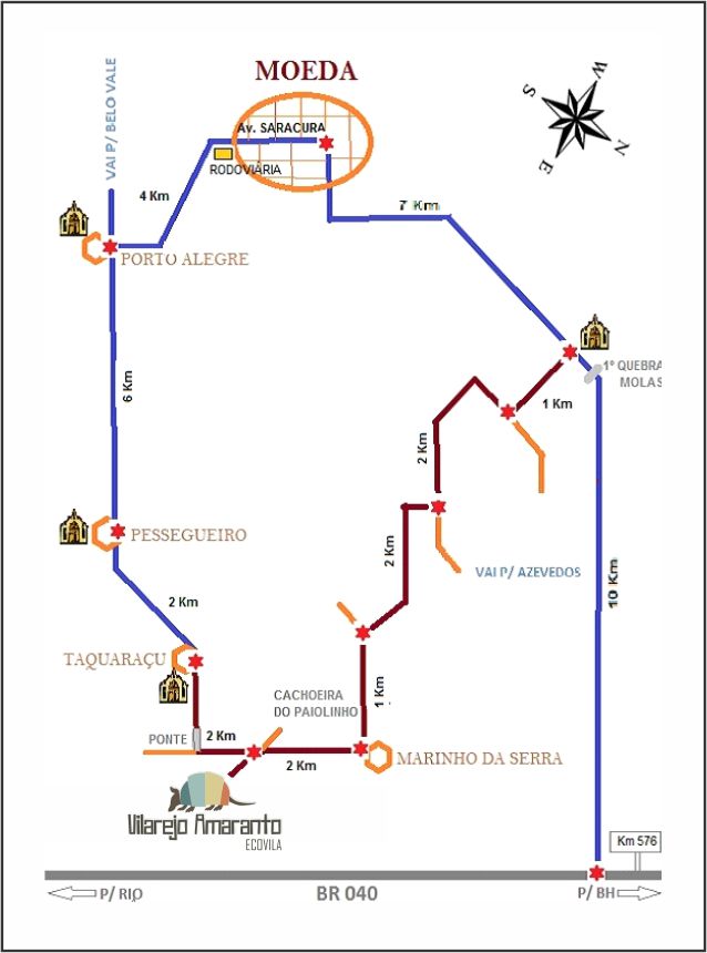Vilarejo Amaranto - Mapa